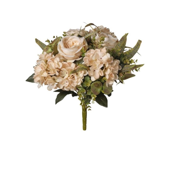 MAZZO ROSE ORTENSIE X17 CM.55 BEIGE